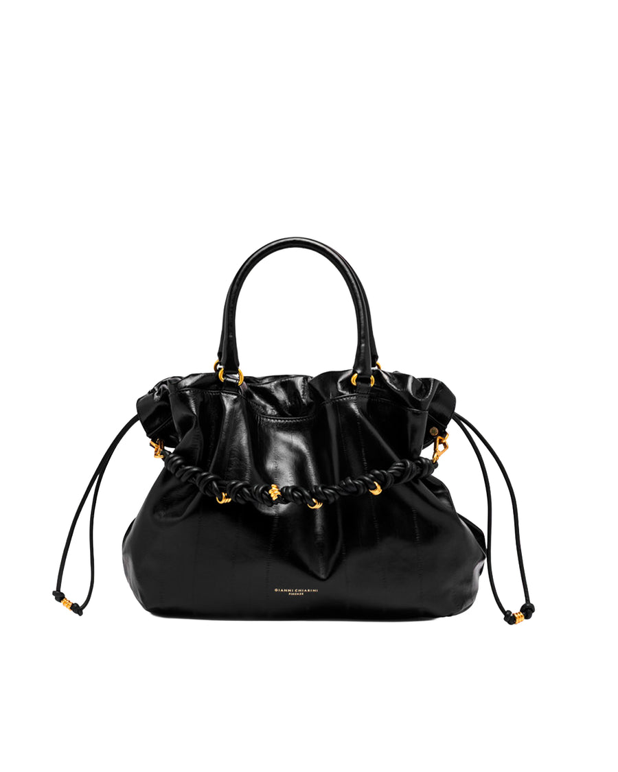 Leather Handbag Morgana Black Handbags