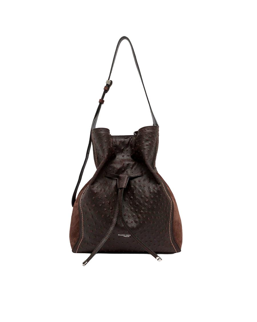 Leather Handbag Sienna Espresso Handbags