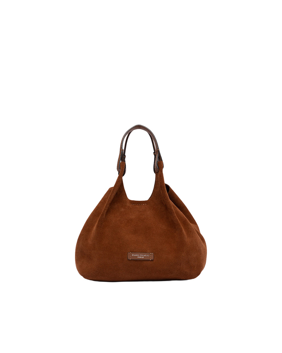 Leather Handbag Dua Cognac Handbags