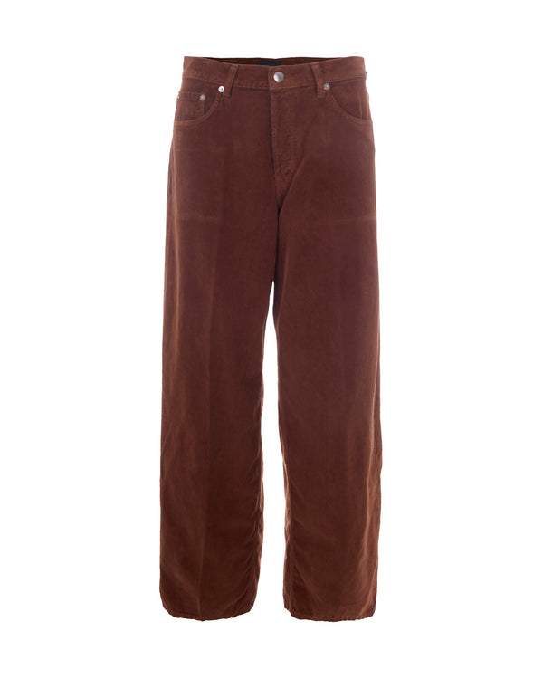 Velvet Trousers Bethany Nougat Cotton