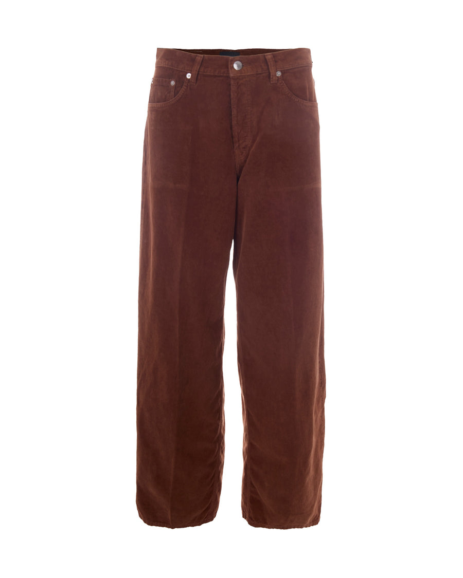 Velvet Trousers Bethany Nougat Cotton