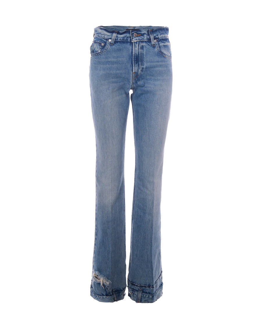 Jeans Flora Cut Pollock Blue Cotton