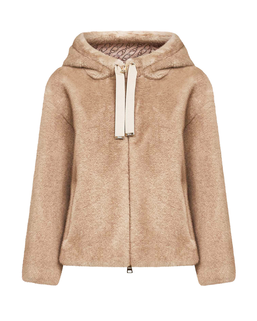 Bomber Jacket Faux Fur Chantilly