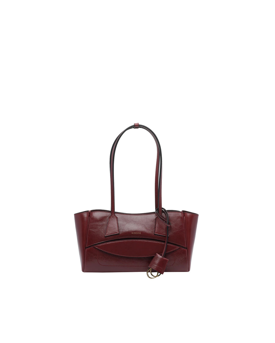 Shopper S Leather Shoulder Bag Wine Calf