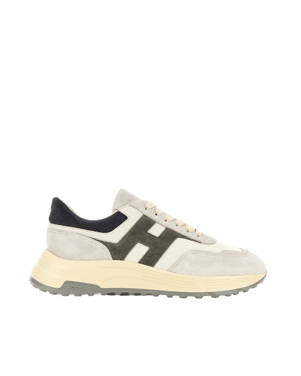Sneakers Hyperlight Ivory Brown White Upper: Calfskin Trainers