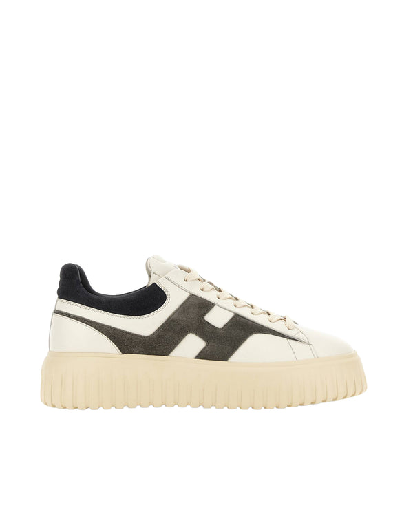 Sneakers H-Stripes Ivory-Grey White Trainers