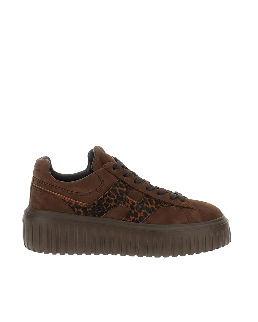 Sneakers H-Stripes Brown Leo Trainers