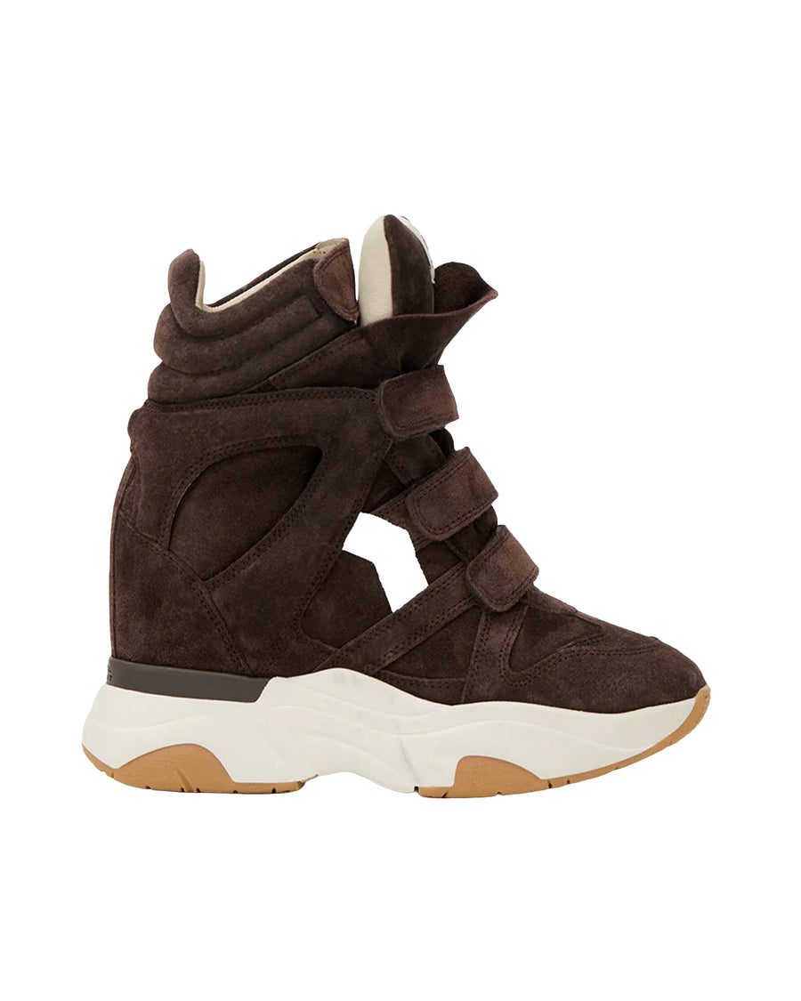 Sneakers Balskee Chocolate-Milky White Chocolate/milky Main: Calf Velvet Leather Trainers