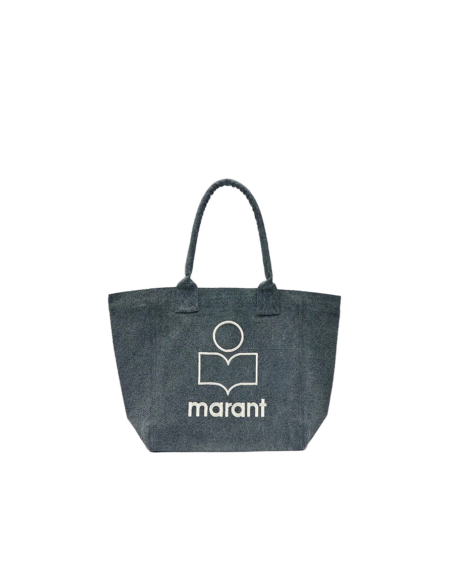 Tote Bag Yenky Small Faded Black Cotton Handbags