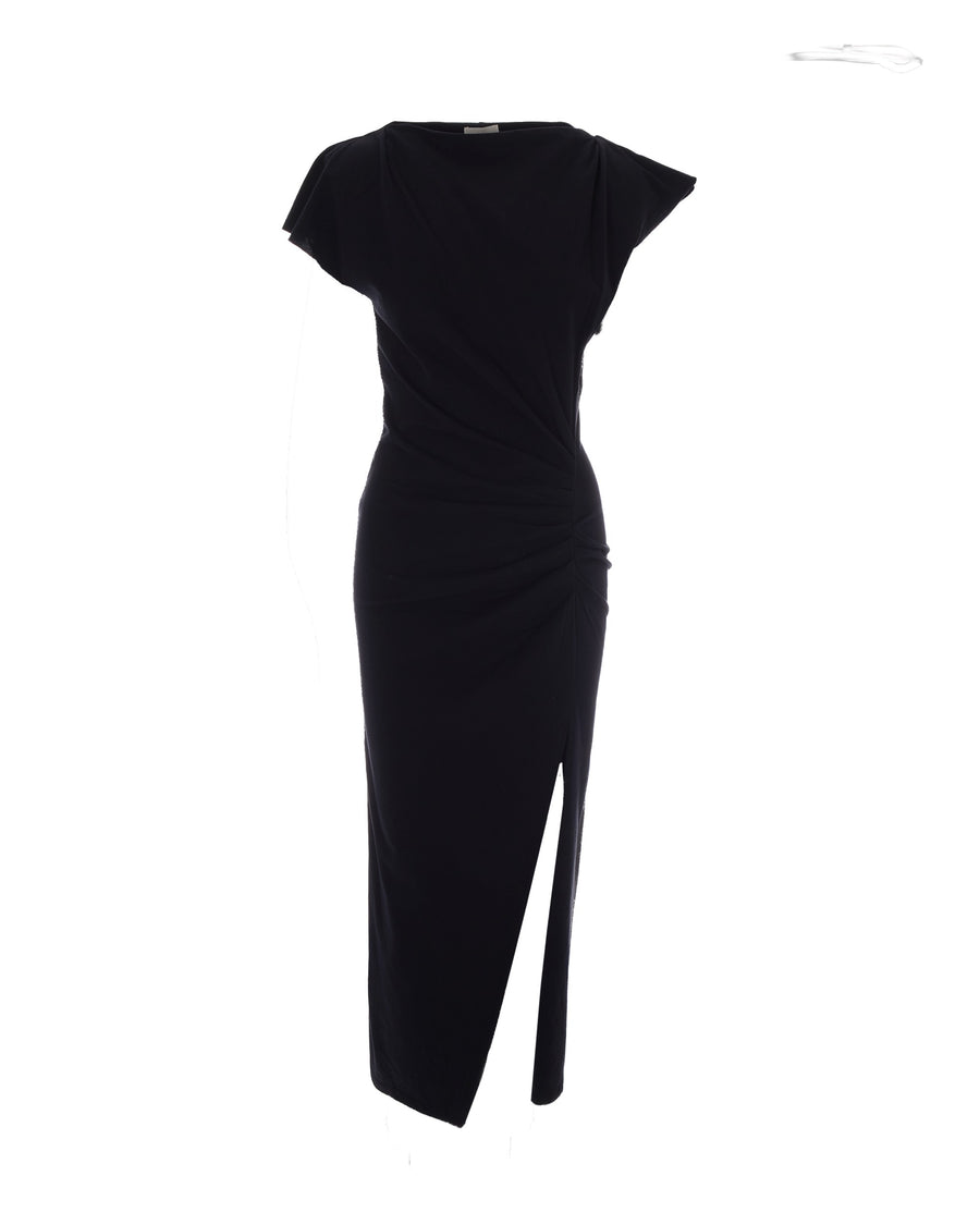 Dress Nadela Black Cotton Evening Suits