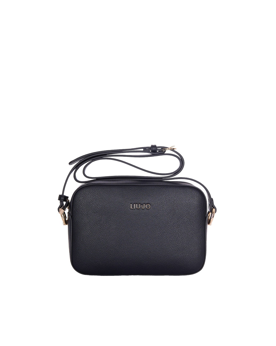 Crossbody Camera Case M Black Polyurethane Shoulder Bags