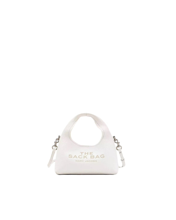 Handbag Micro Crossbody Sack White Cow Leather Shoulder Bags
