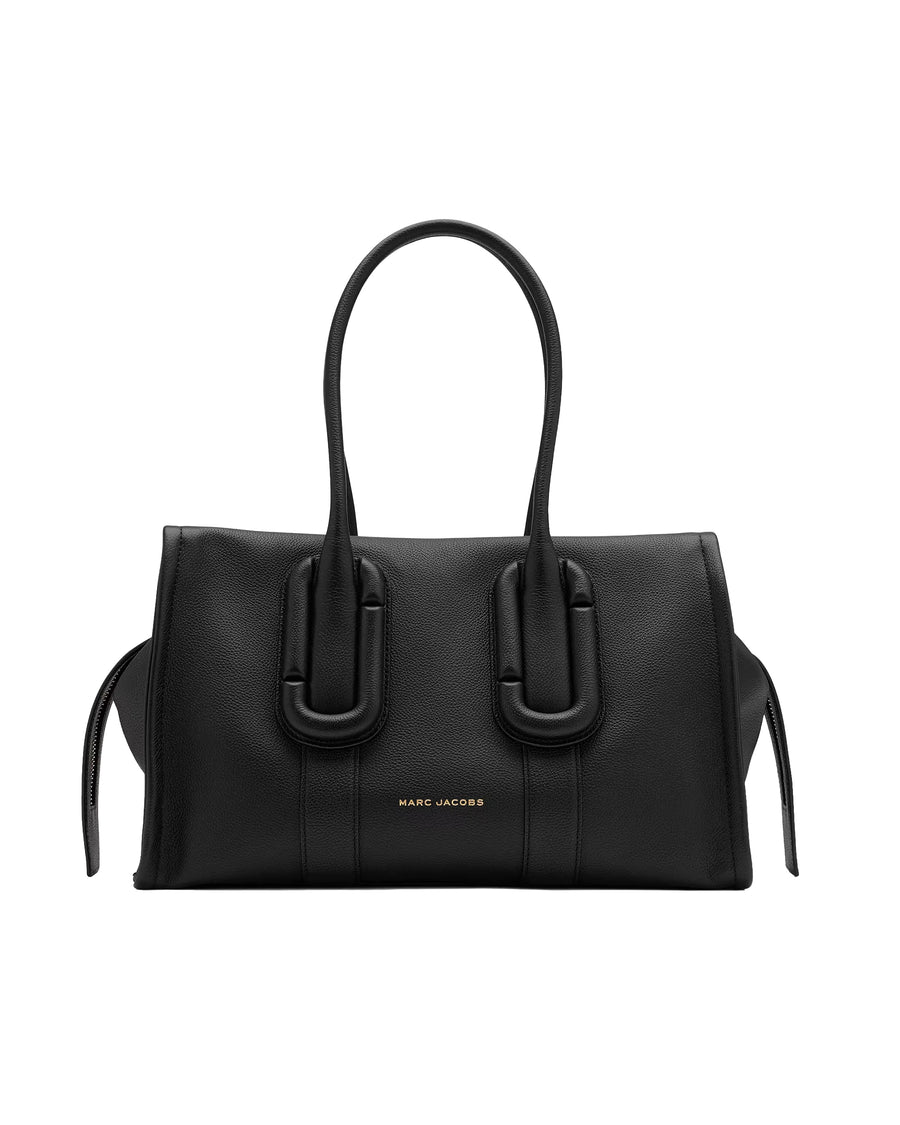 Tote Bag Bebe City Grained Leather Black Cow Shoulder