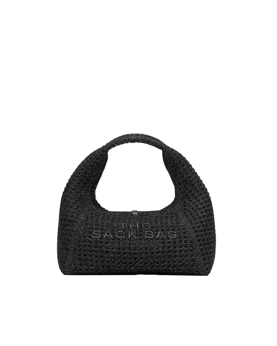 Sack Bag Crochet Onyx Polyester Handbags
