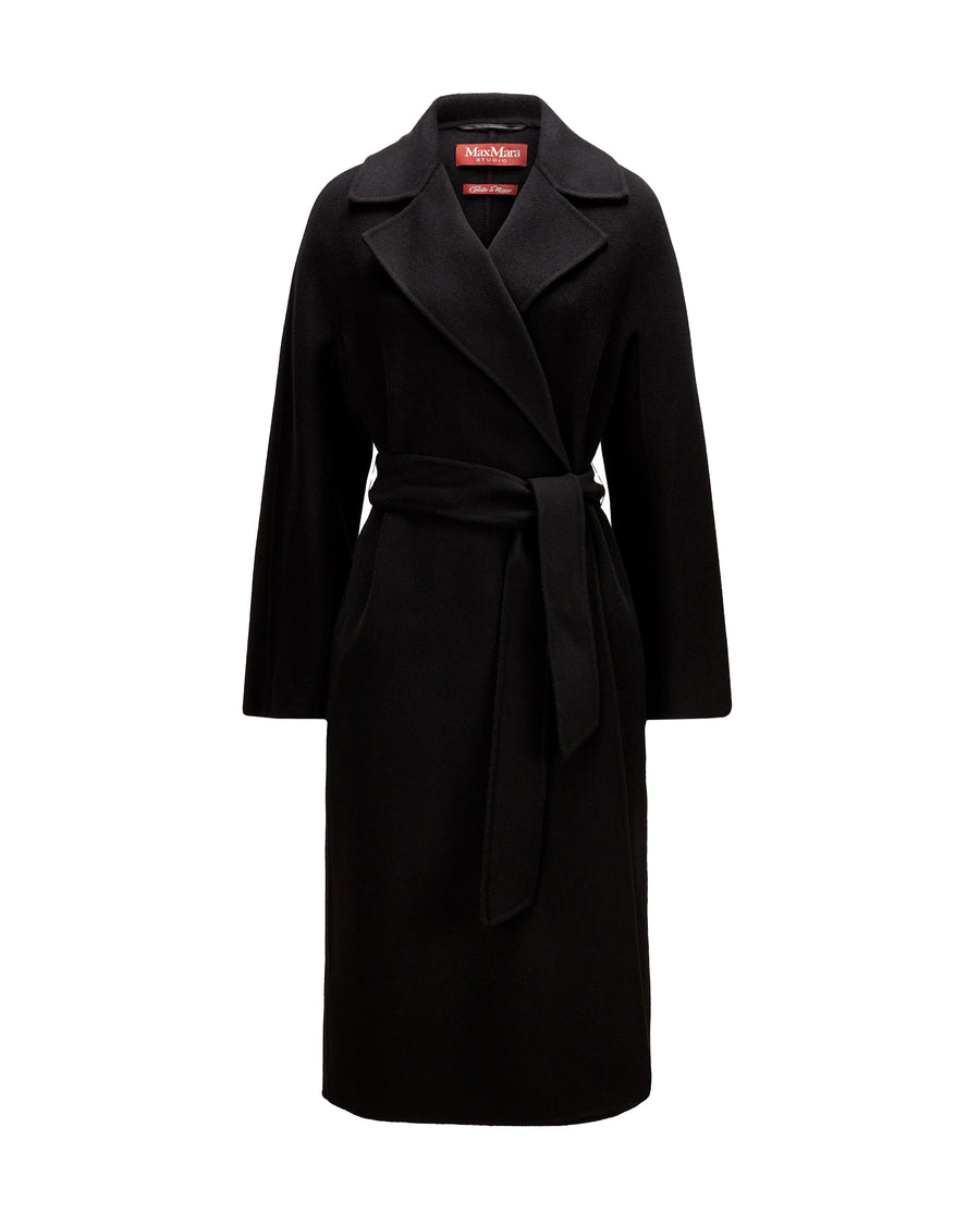 Coat Cles Black Virgin Wool