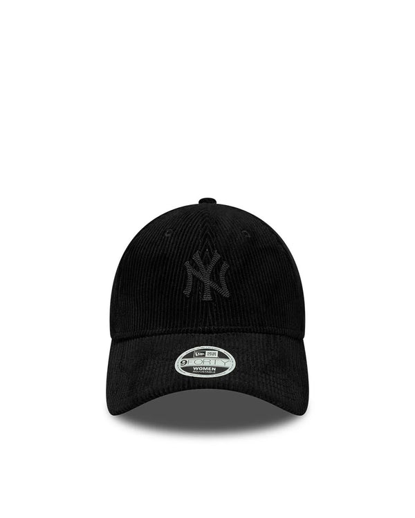 Baseball Cap 9forty Black Cord Undervisor: Cotton; Crown Hat