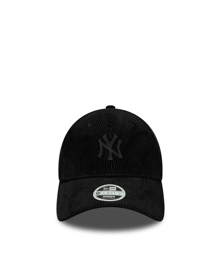 Baseball Cap 9forty Black Cord Undervisor: Cotton; Crown Hat