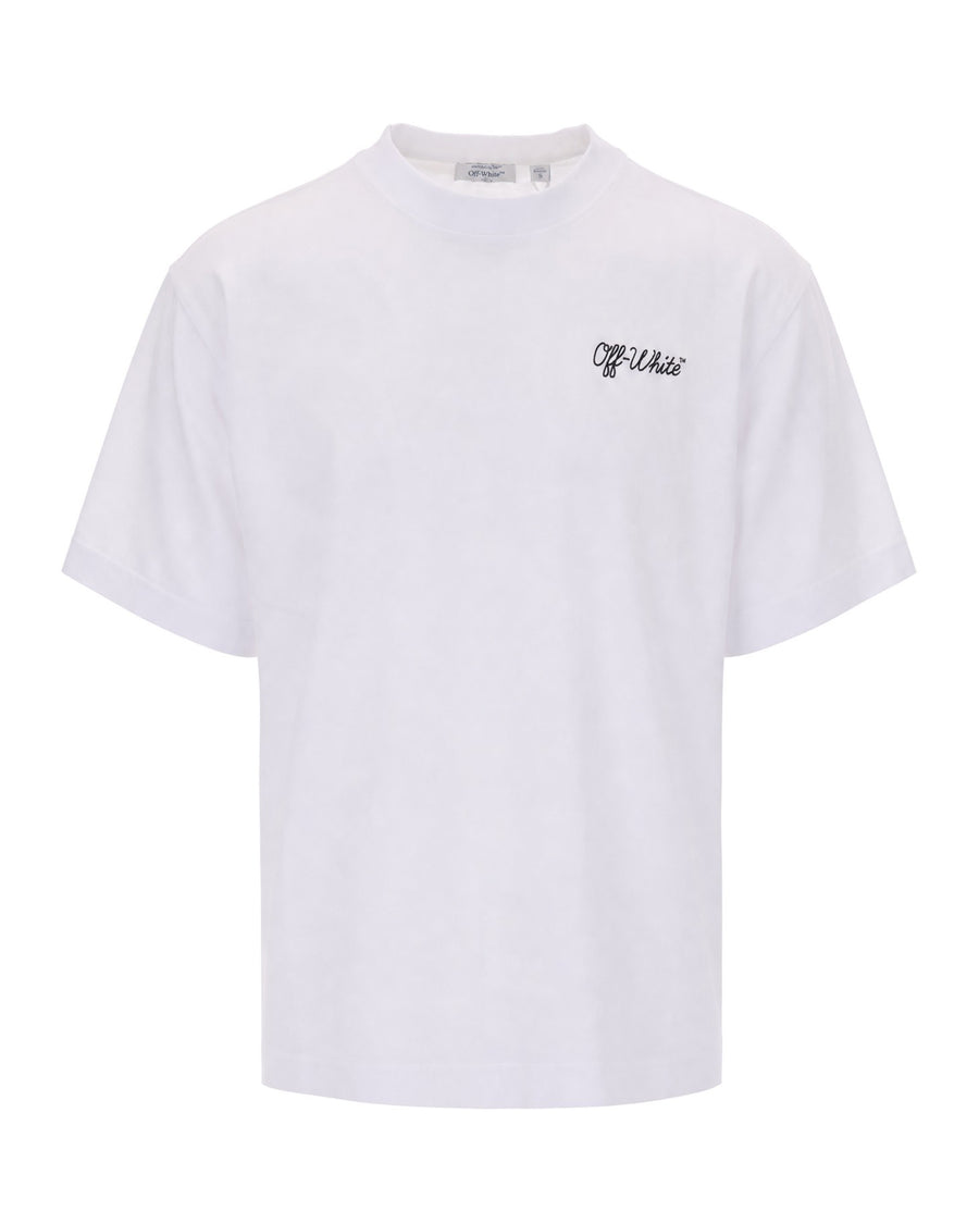 T-Shirt Crew Neck White Cotton T-shirts