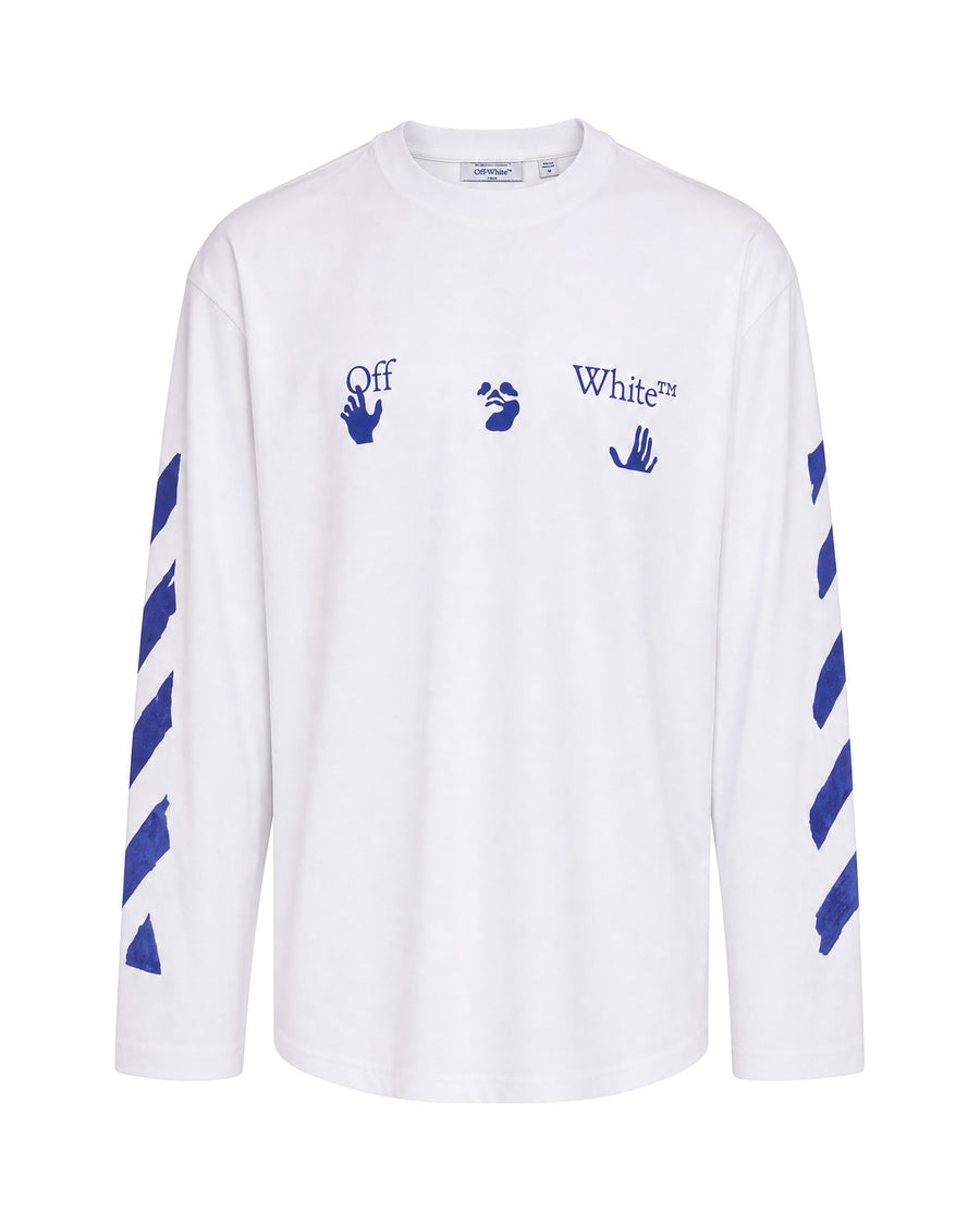 Long-Sleeve T-Shirt White Cotton T-shirts