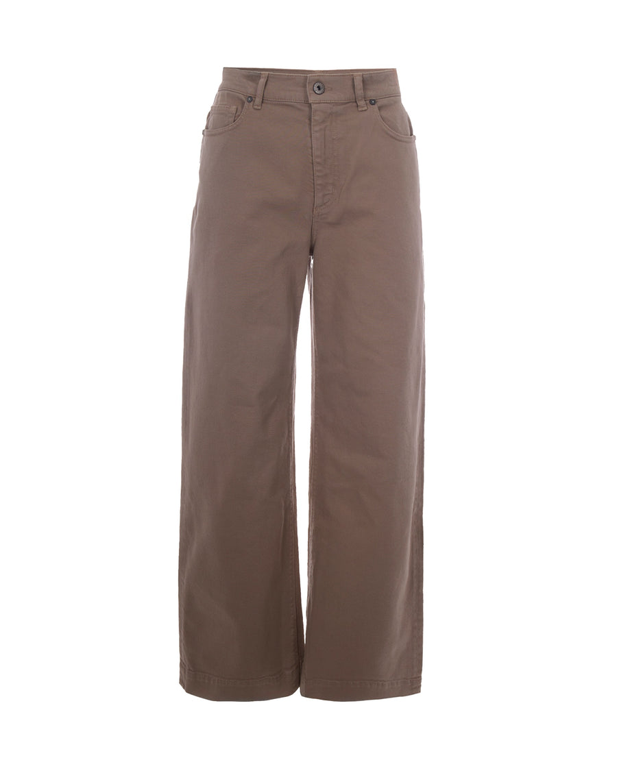 Jeans High-Waist Sand Cotton