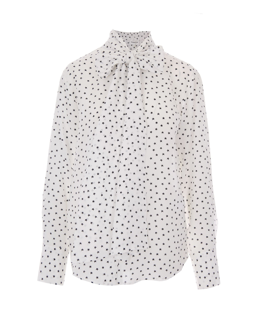 Silk Shirt Stelle Cream Print