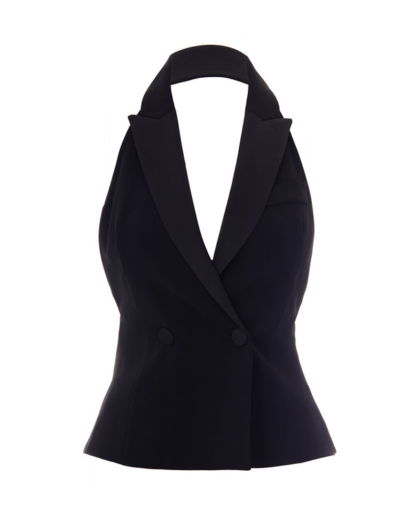 Waistcoat Black Main Fabric: Polyester Waistcoats & Gilets