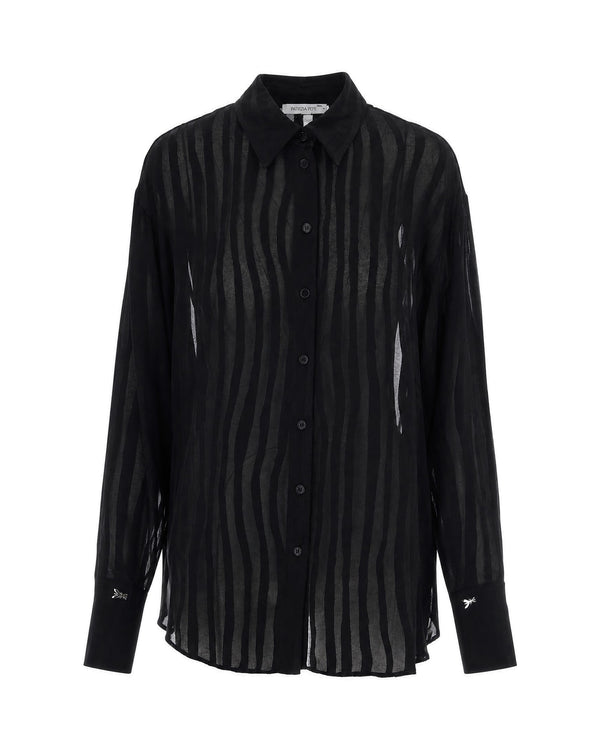 Shirt Devoré Black Main Fabric: Polyester