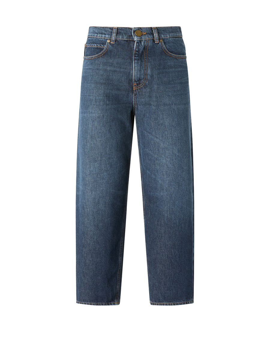 Jeans Balloon-Fit Medium Blue Dark Wash