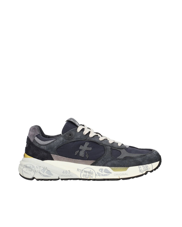 Mase Blue Trainers Sole: Rubber Sneaker