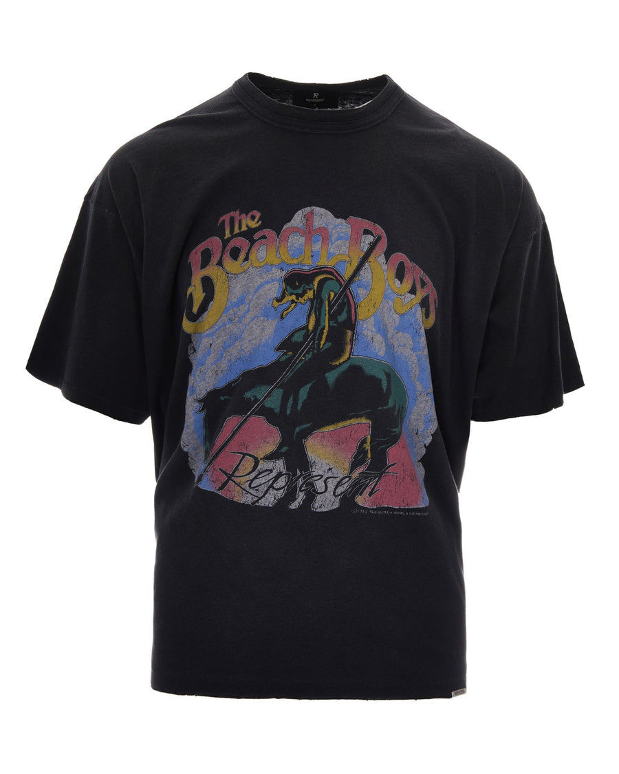 T-Shirt Beach Boys Endless Summer Stained Black Cotton T-shirts