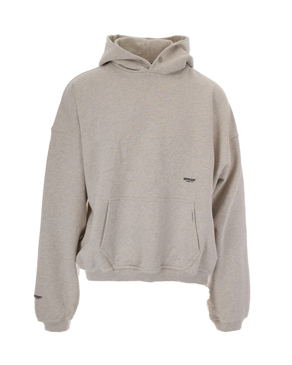 Hooded Sweatshirt Owners Club Cream Marl Cotton Sweatshirts