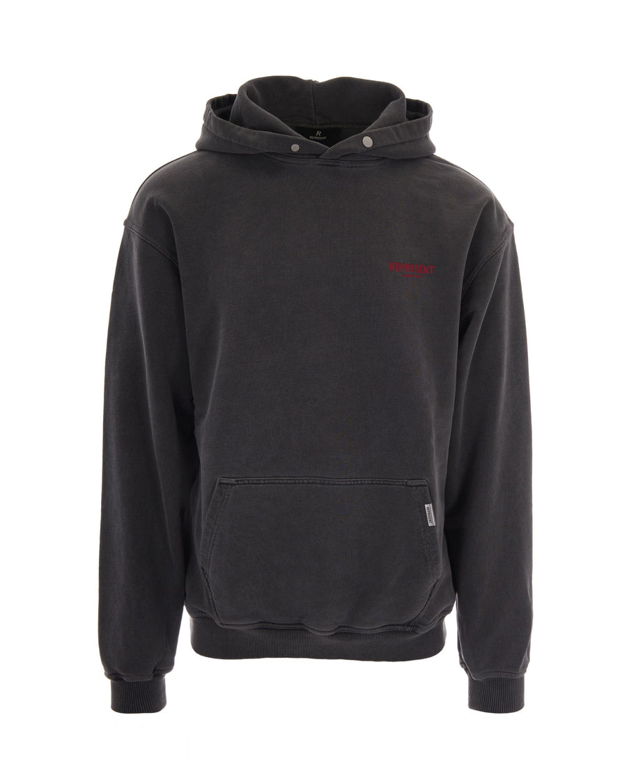 Sweatshirt Owners Club Washed Black Cotton Sweatshirts