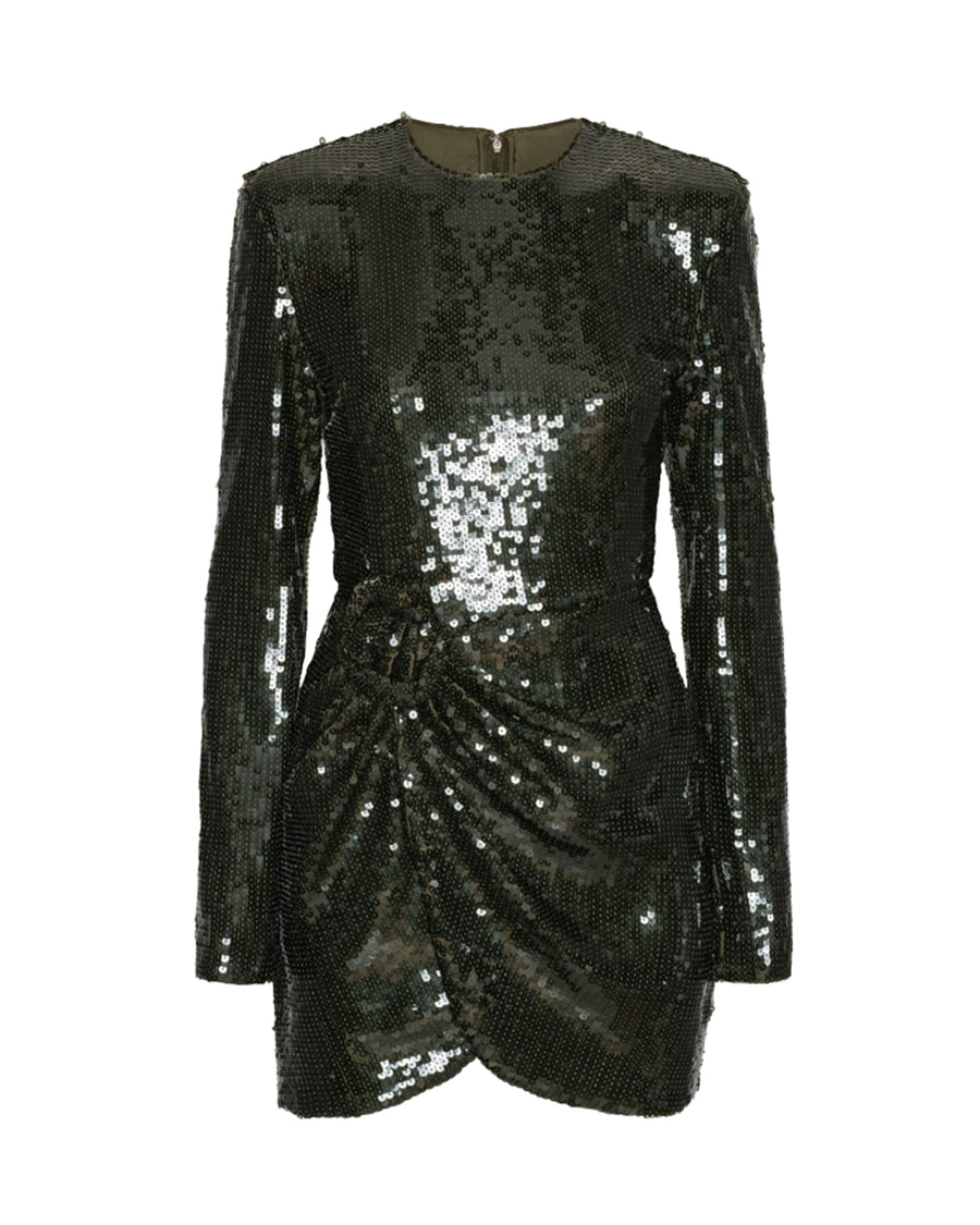 Rotate Birger Christensen Sequinned Mini Dress — Black