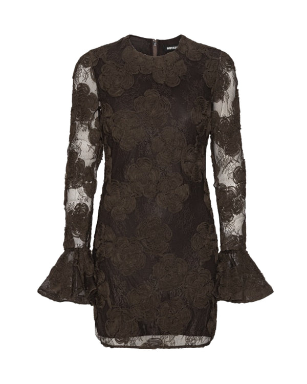 Mini Dress Flower Molé Lining: Viscose Evening Suits