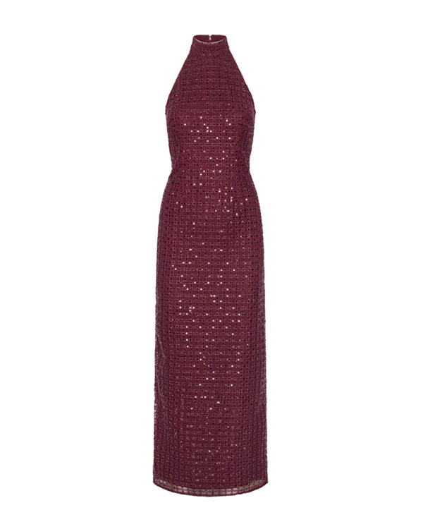 Maxi Dress Beaded Zinfandel Evening Suits
