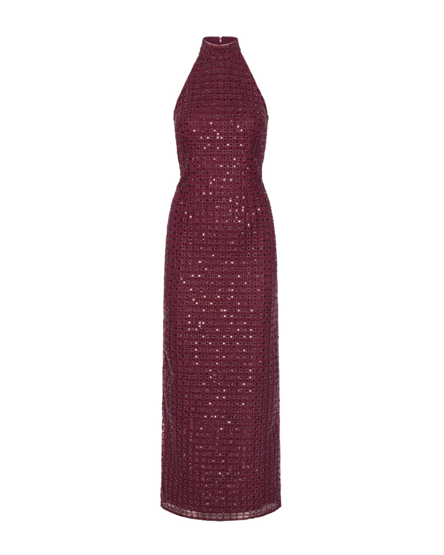 Maxi Dress Beaded Zinfandel Evening Suits