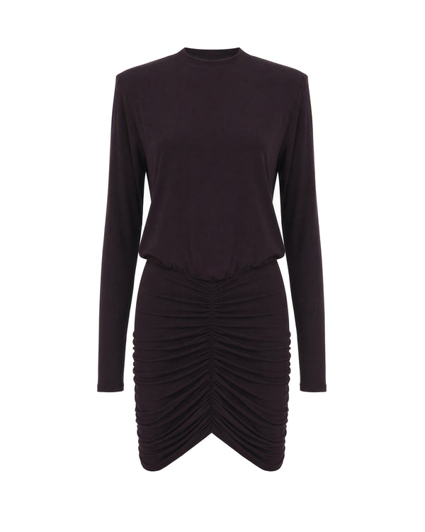 Jersey Mini Dress Rouge Noir Viscose Evening Suits