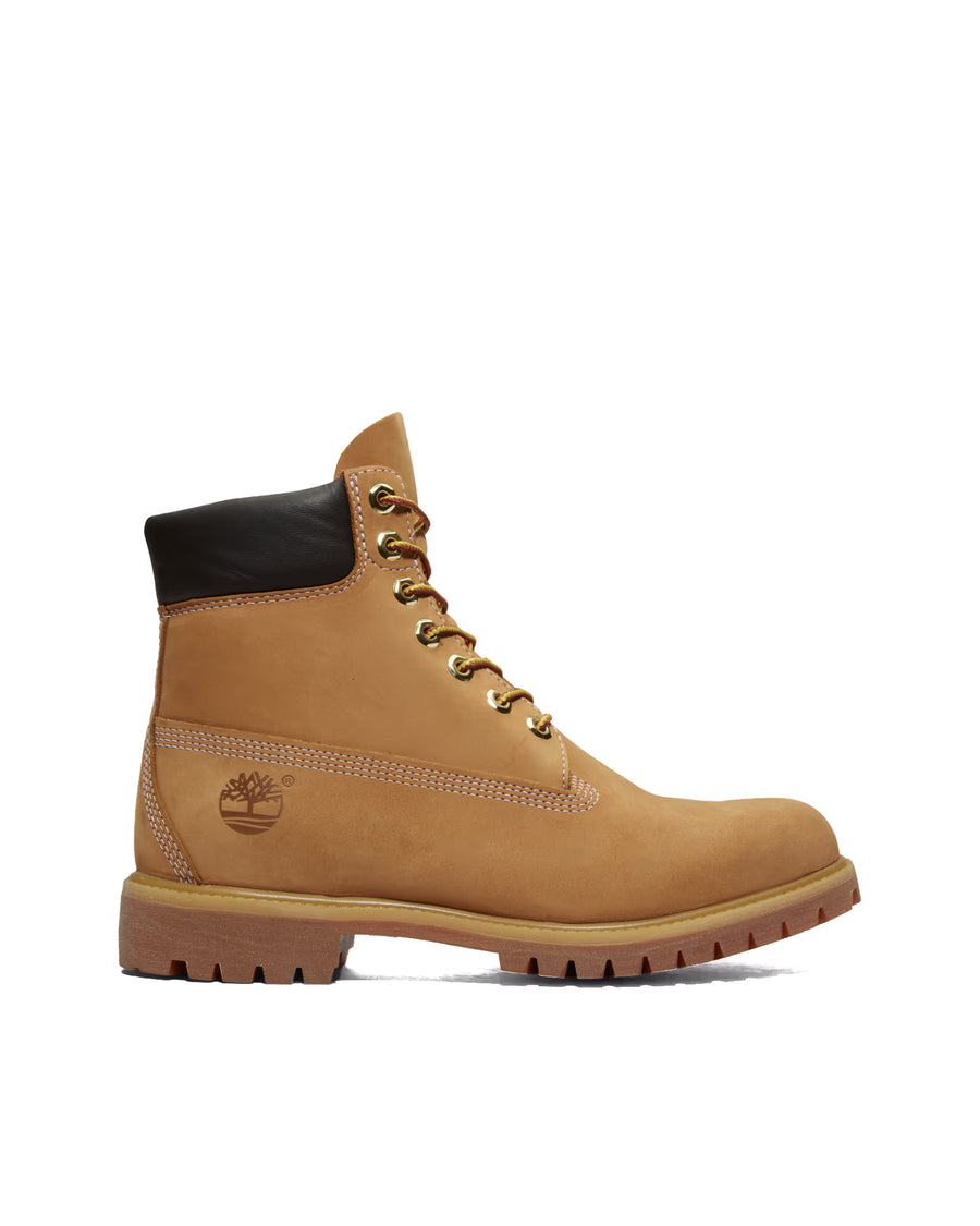 6-Inch Premium Leather Boots Wheat