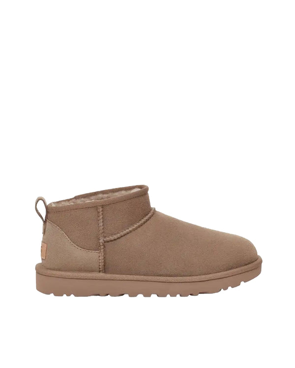 Classic Ultra Mini Boots Caribou Leather