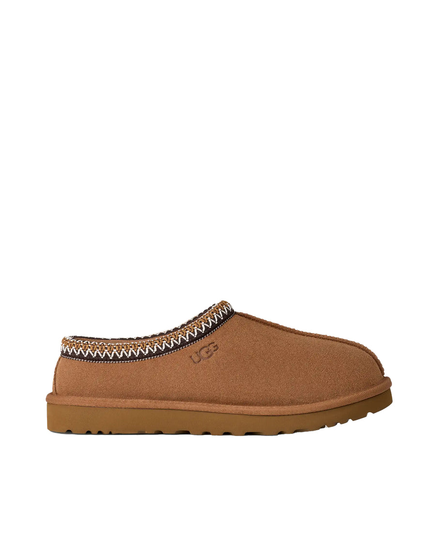 Slippers Tasman Ii Chestnut Suede Leather