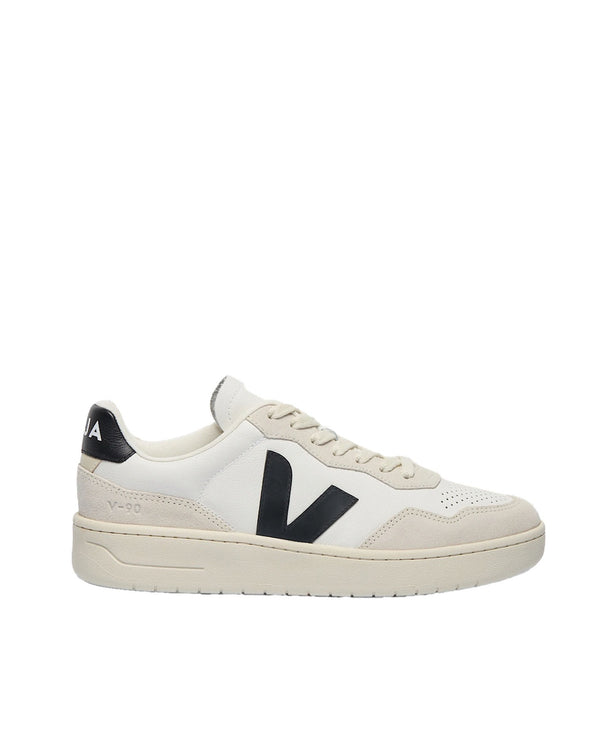 Sneakers V90 White Leather Trainers