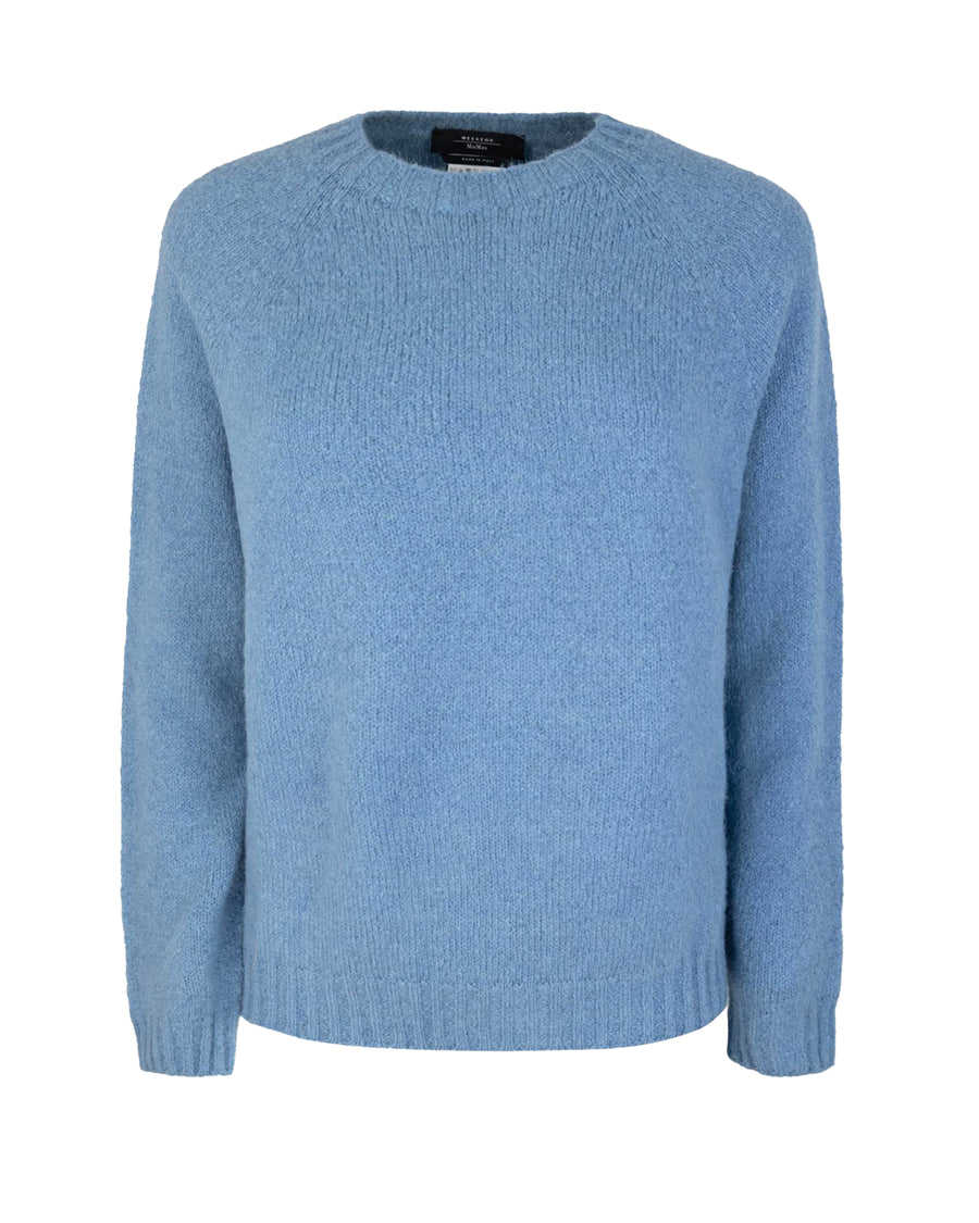 Jumper Ghiacci Azzurra Alpaca-Blend Cascade Blue Alpaca (vicugna Pacos) Jumpers