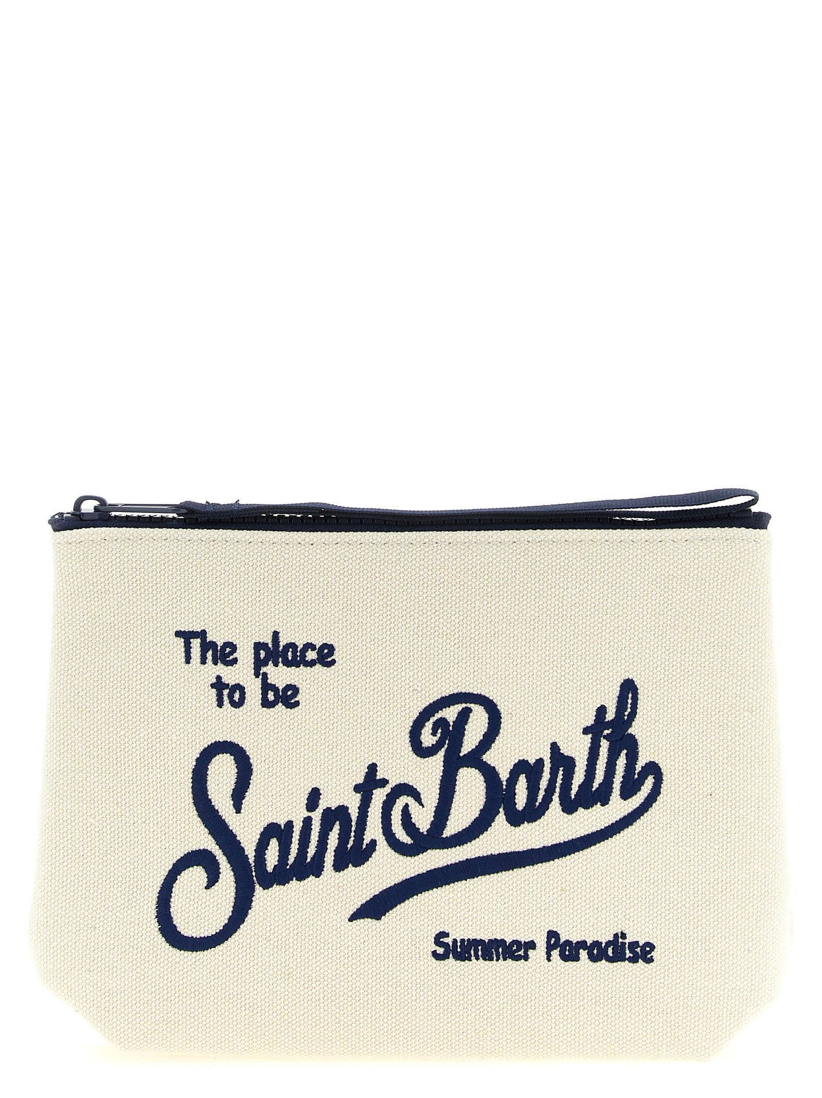 Aline Clutch Beige Cotton