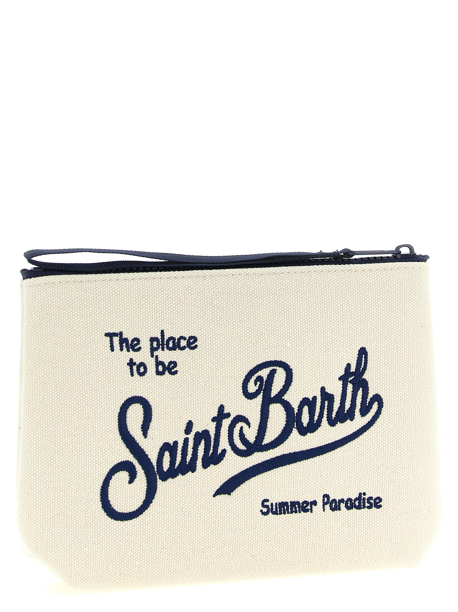 Aline Clutch Beige Cotton