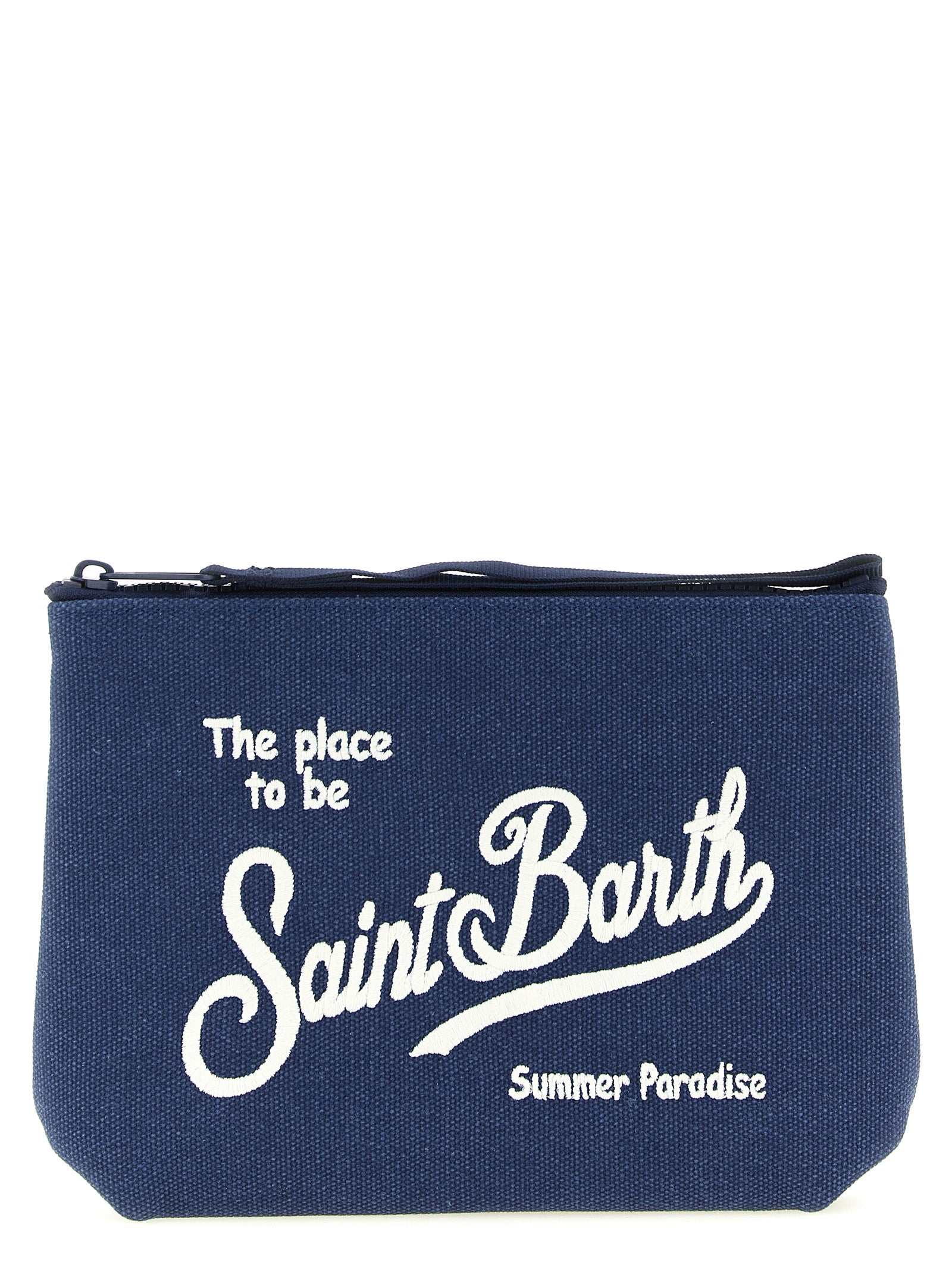 Aline Clutch Blue Cotton