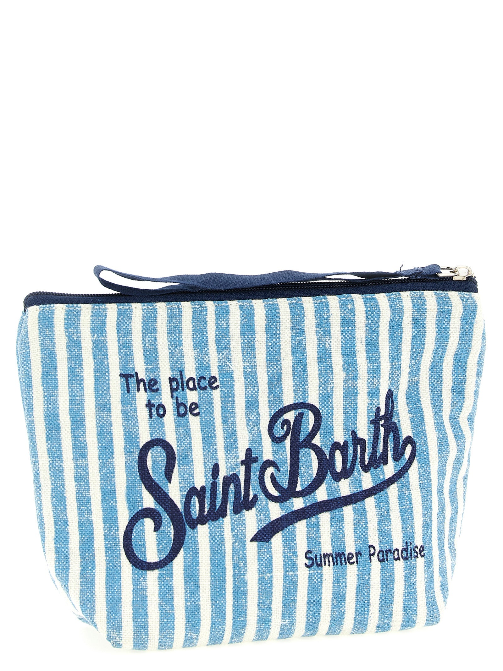 Aline Clutch Light Blue Linen