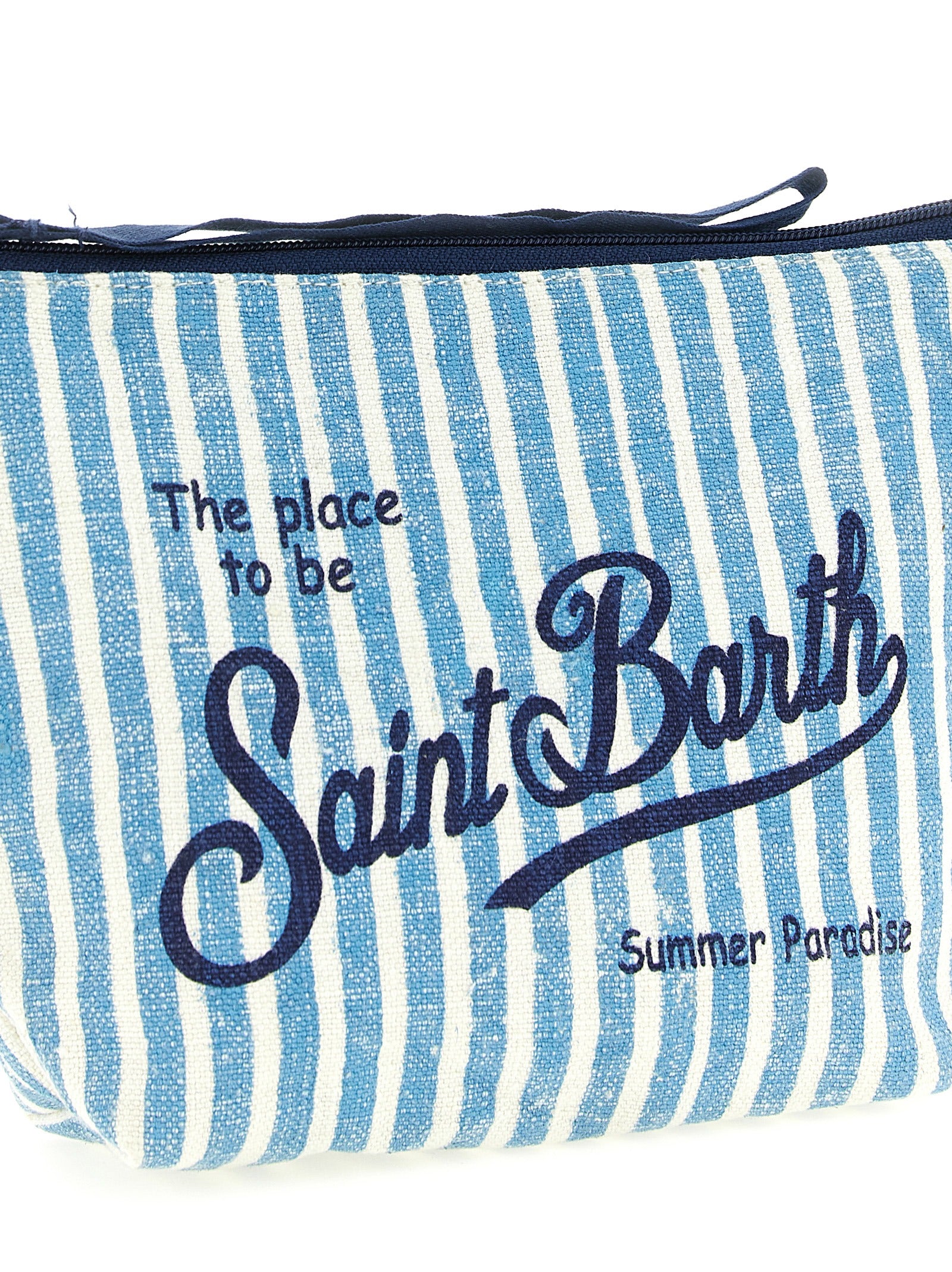 Aline Clutch Light Blue Linen