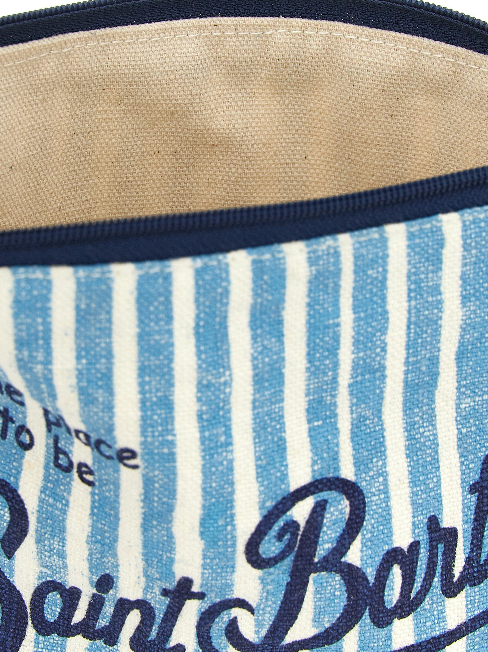 Aline Clutch Light Blue Linen
