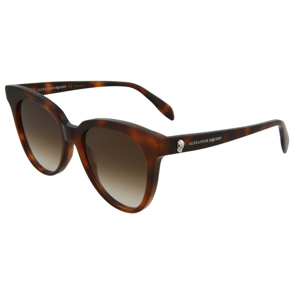 Preloved - Alexander Mcqueen Womens 53 Mm Havana Sunglasses Am0159s-30006090-002 One Color