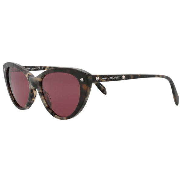 Preloved - Alexander Mcqueen Womens 55 Mm Havana Sunglasses Am0189s-30006850-004 One Color
